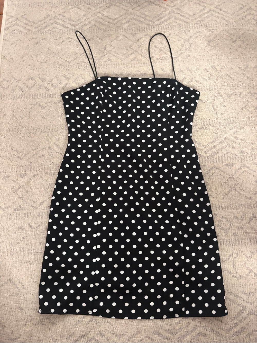 Urban Outfitters Black & White Polka Dot Mini Dress